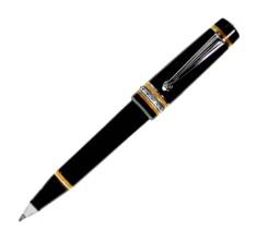 خودکار دلتا دلچه ویتا مدیا ایتالیا Delta Dolcevita Media Black ballpoint pen Italy